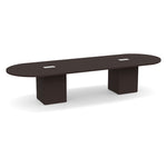 Racetrack Cube Base Conference Table