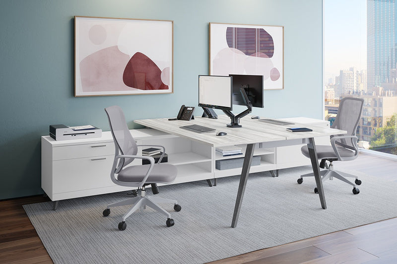 Flora Series Mesh Back Conference Chair