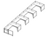 Systems In-Stock Cubicles (Herman Miller AO2 Style) - 6'x8' Four-Station Run