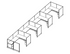 Systems In-Stock Cubicles (Herman Miller AO2 Style) - 6'x8' Four-Station Run