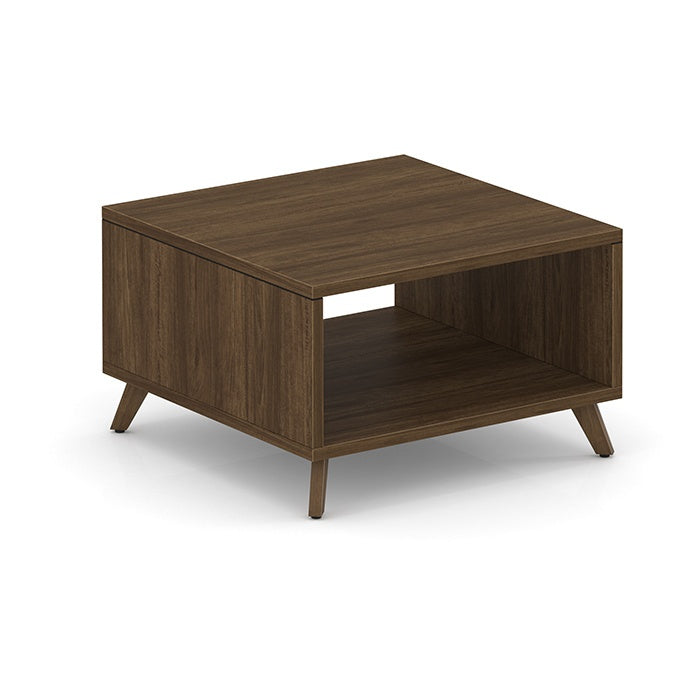 Cube Coffee Table with Silver Base