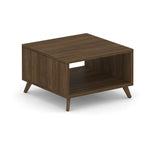 Cube Coffee Table with Silver Base