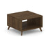 Cube Coffee Table with Silver Base