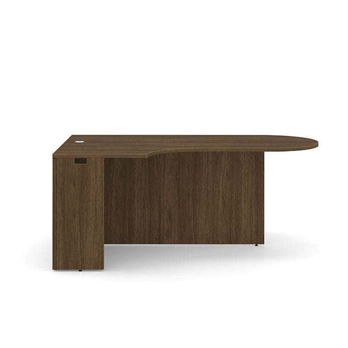 Classic Series Laminate Bullet Desk with Corner Extension