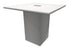 Cafe Height Square Top Cube Base Conference Table