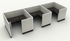 Systems In-Stock Cubicles (Herman Miller AO2 Style) - 6'x6' Triple Workstation