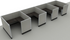 Systems In-Stock Cubicles (Herman Miller AO2 Style) - 6'x6' Four-Station Run