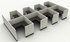 Systems In-Stock Cubicles (Herman Miller AO2 Style) - 6'x6' Eight-Pack