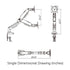 Hawk Gas-Spring Monitor Arms