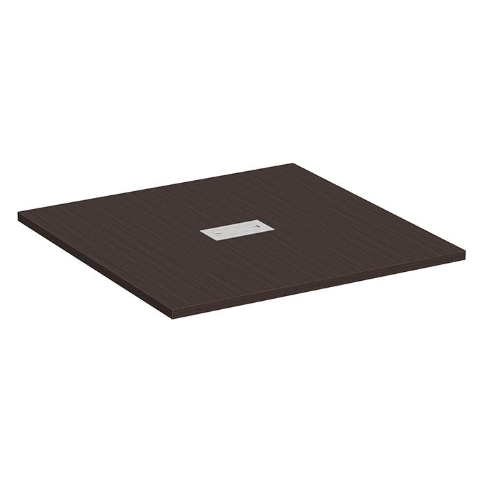 Square Top Cube Base Conference Table