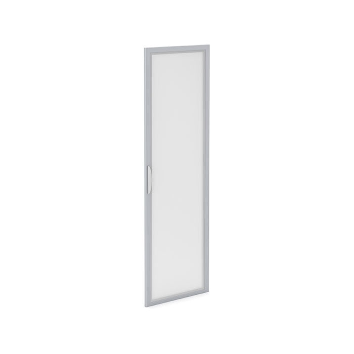 Slim Storage Cabinet with Glass Door