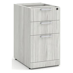 Deluxe Pedestal Box-Box-File with Open Shelving
