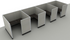 Systems In-Stock Cubicles (Herman Miller AO2 Style) - 6'x6' Four-Station Run