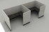 Systems In-Stock Cubicles (Herman Miller AO2 Style) - 6'x8' Double Workstation