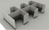 Systems In-Stock Cubicles (Herman Miller AO2 Style) - 6'x8' Six-Pack