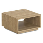 Cube Coffee Table with Silver Base
