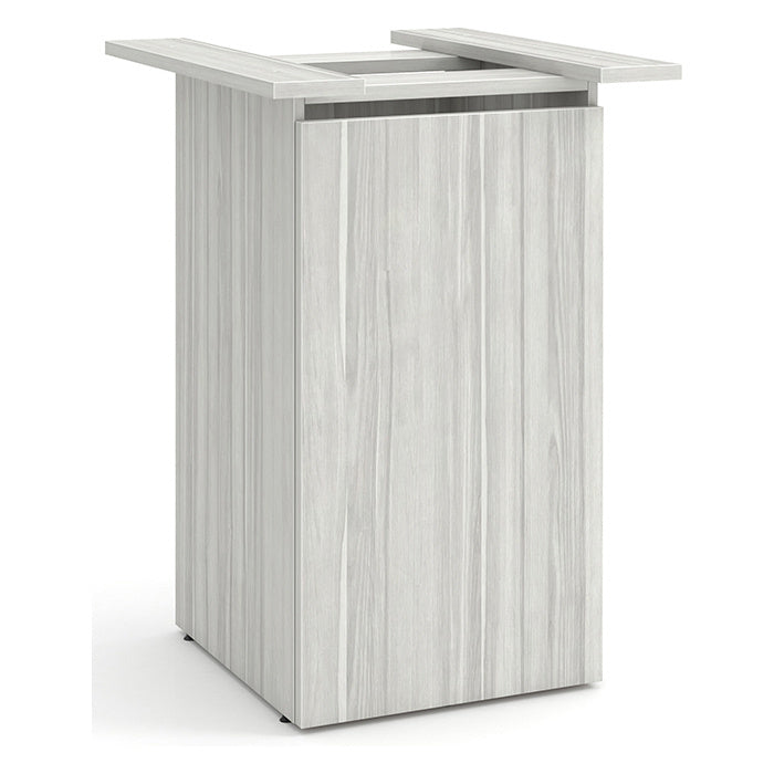 Cafe Height Square Top Cube Base Conference Table