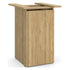 Cafe Height Square Top Cube Base Conference Table