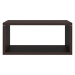 Cube Coffee Table with Silver Base