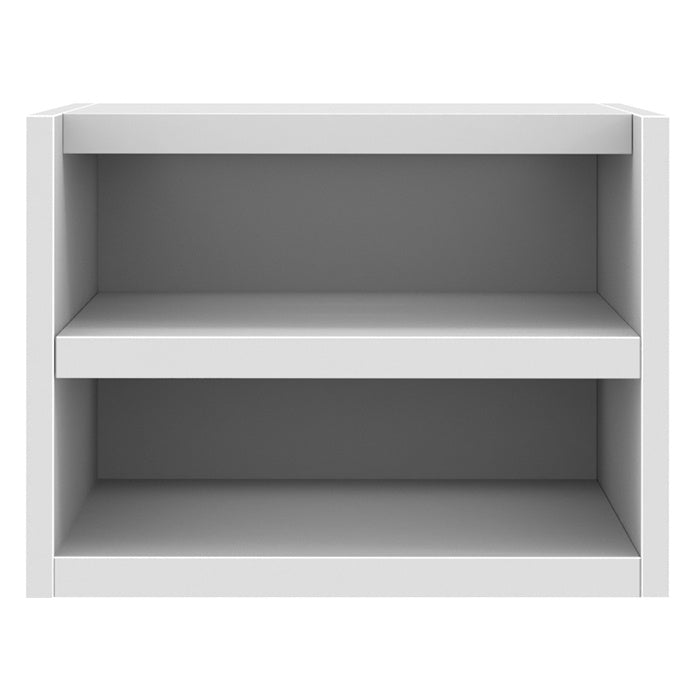 Deluxe Pedestal Box-Box-File with Open Shelving