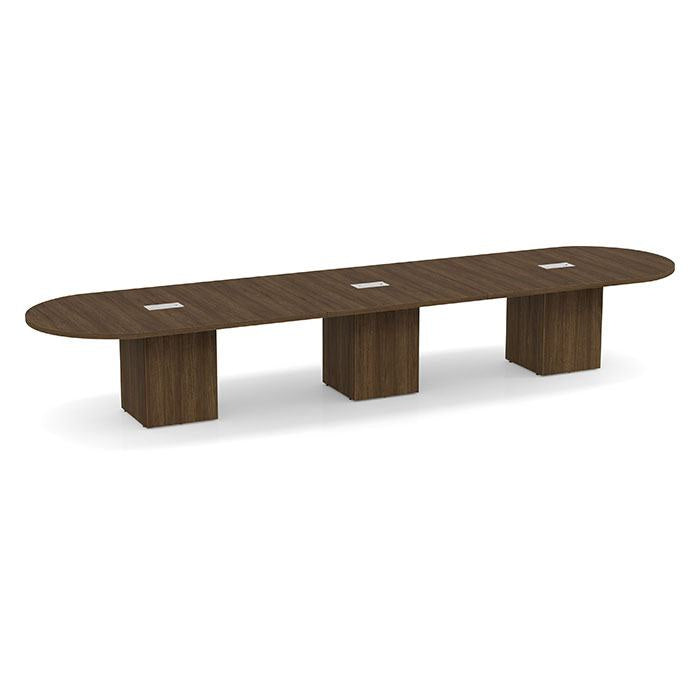 Racetrack Cube Base Conference Table