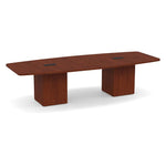 Boat-Shaped Cube Base Conference Table