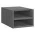 Deluxe Pedestal Box-Box-File with Open Shelving