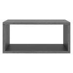 Cube Coffee Table with Silver Base