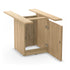 Square Top Cube Base Conference Table