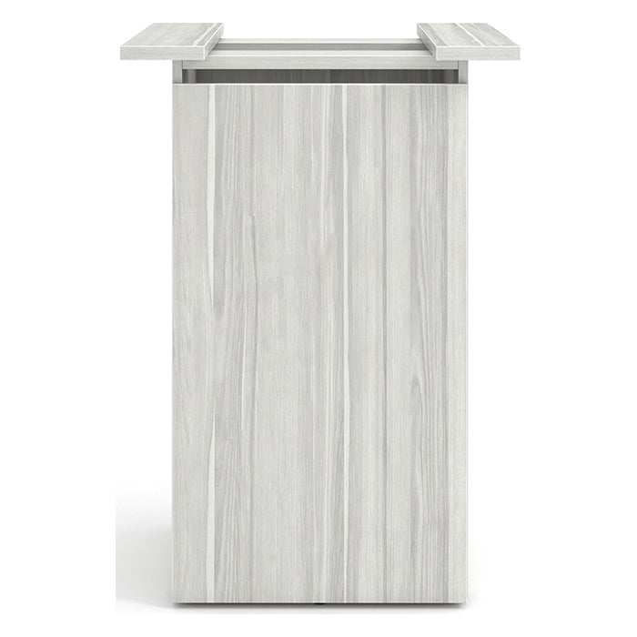 Cafe Height Square Top Cube Base Conference Table