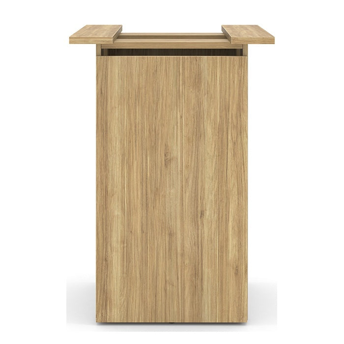 Cafe Height Square Top Cube Base Conference Table