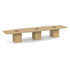 Boat-Shaped Cube Base Conference Table