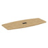 Madison Series Boat-Shaped Conference Table - Wood Legs
