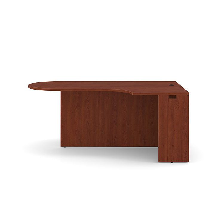 Classic Series Laminate Bullet Desk with Corner Extension