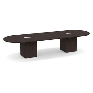 Racetrack Cube Base Conference Table