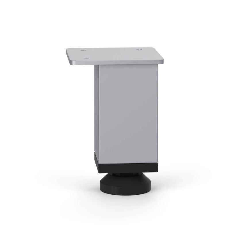 Cube Coffee Table with Silver Base