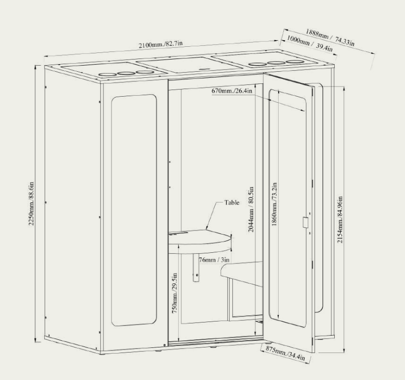 Meavo Camden Two Pod