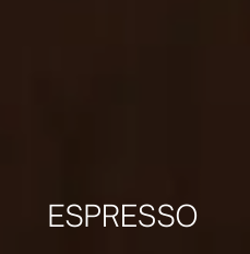 Espresso laminate finish swatch for Systems In-Stock cubicles, a Herman Miller AO2 alternative