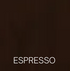 Espresso laminate finish swatch for Systems In-Stock cubicles, a Herman Miller AO2 alternative