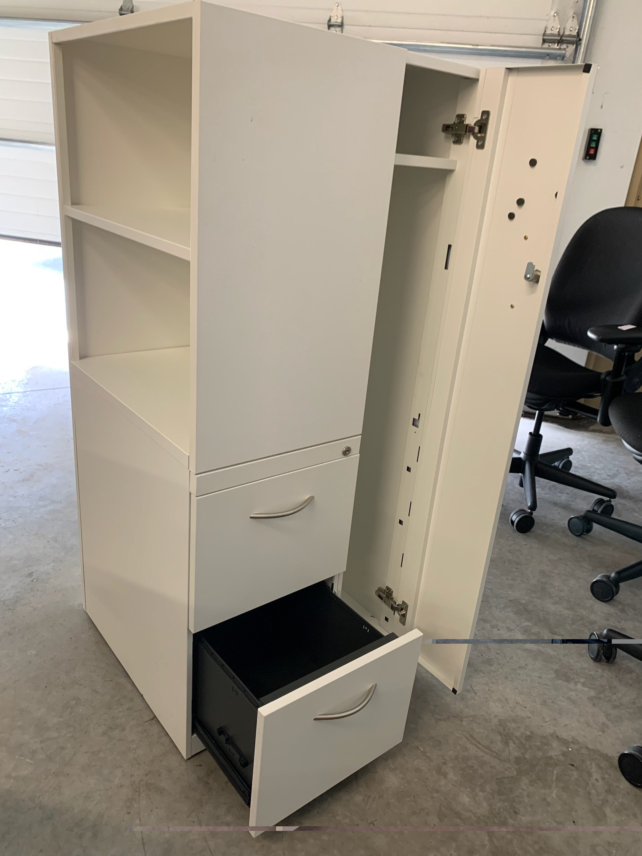 Steelcase Wardrobe and Filing Cabinet