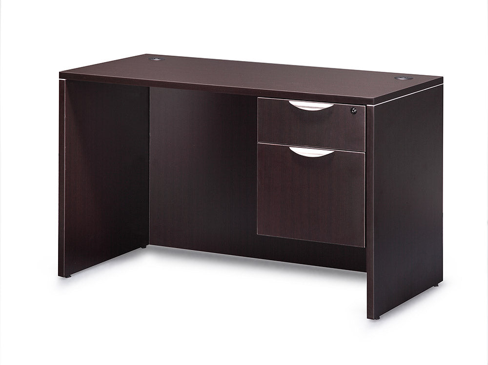Classic Series Laminate Desk with Hanging Storage