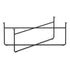 Steel Rod Base Rectangle Coffee Table