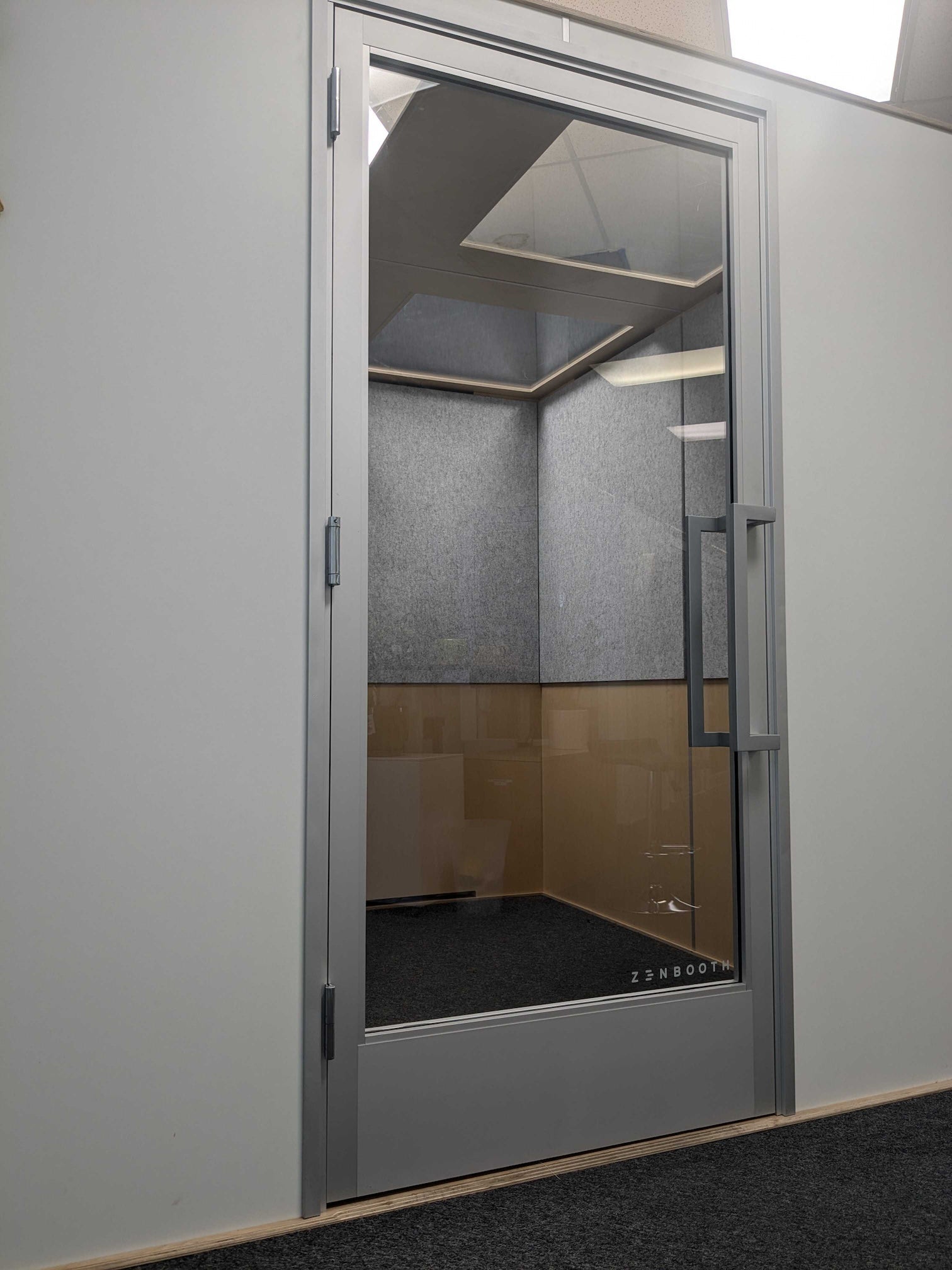 Zenbooth ADA-compliant booth with locking door
