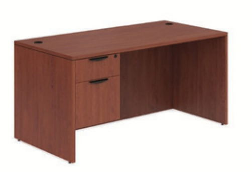 Classic Series Laminate Desk with Hanging Storage