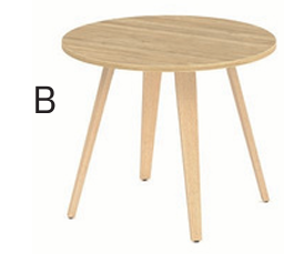 Round Melamine Laminate Tabletop