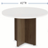 Round Melamine Laminate Tabletop