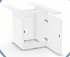 Boat-Shaped Cube Base Conference Table