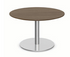 Round Laminate Table with Silver Round Base