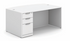 Classic Series Laminate Bow Front Desk Shell