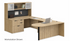Classic Series Laminate Bullet Desk with Corner Extension